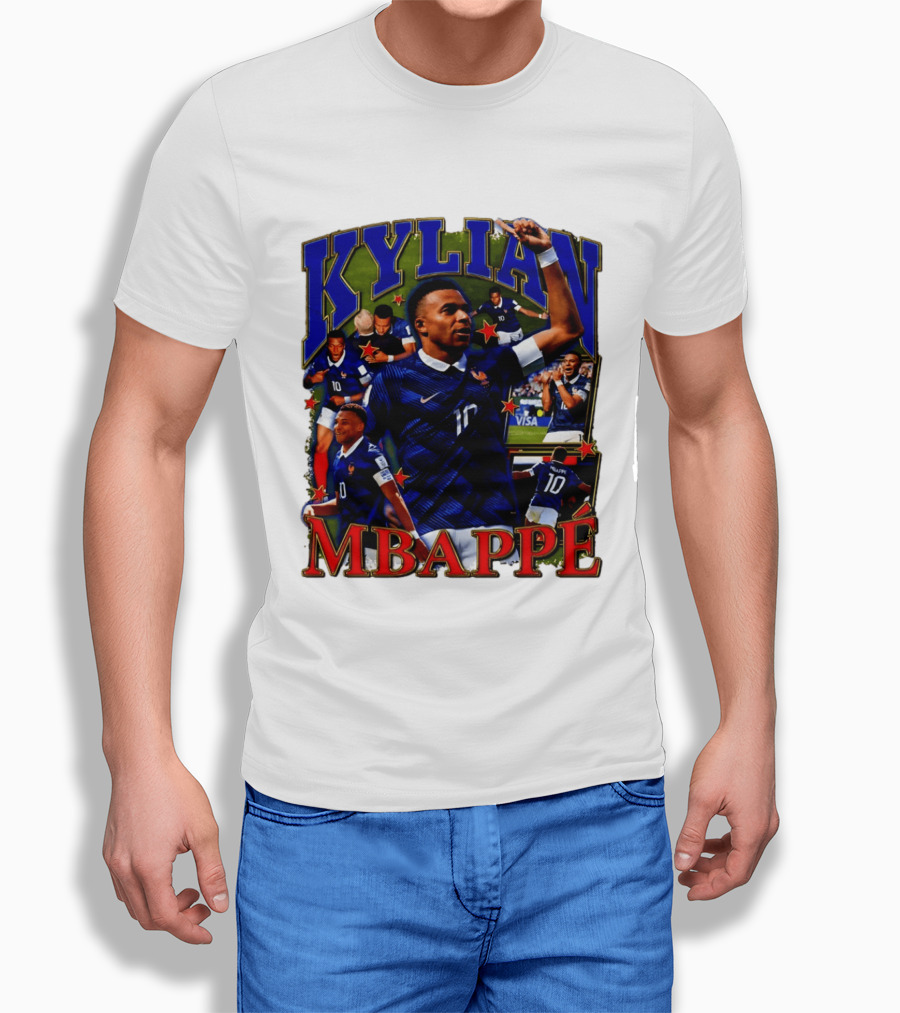Kylian Mbappe France National Team Star Player Highlights Number 10 T-Shirt