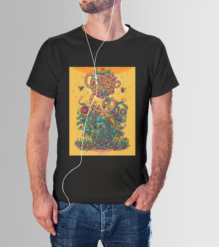 Goose Madison Square Garden New York June 19 And 20 2026 Event Psychedelic Floral T-Shirt