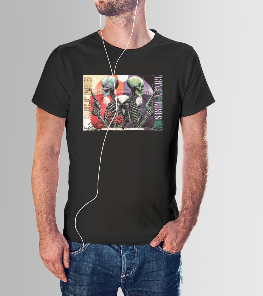 Guns N' Roses Amsterdam Ziggo Dome June 18 And 20 2026 Event T-Shirt