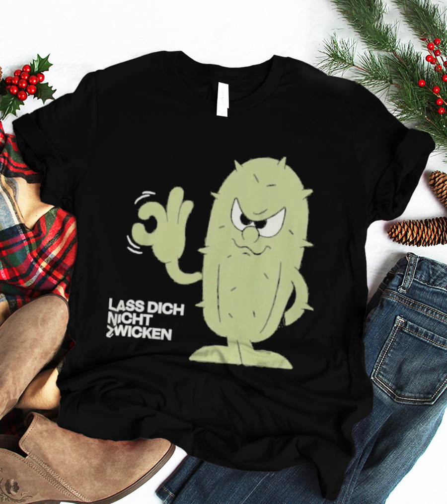 Lustiger Kaktus Lass Dich Nicht Zwicken T-Shirt