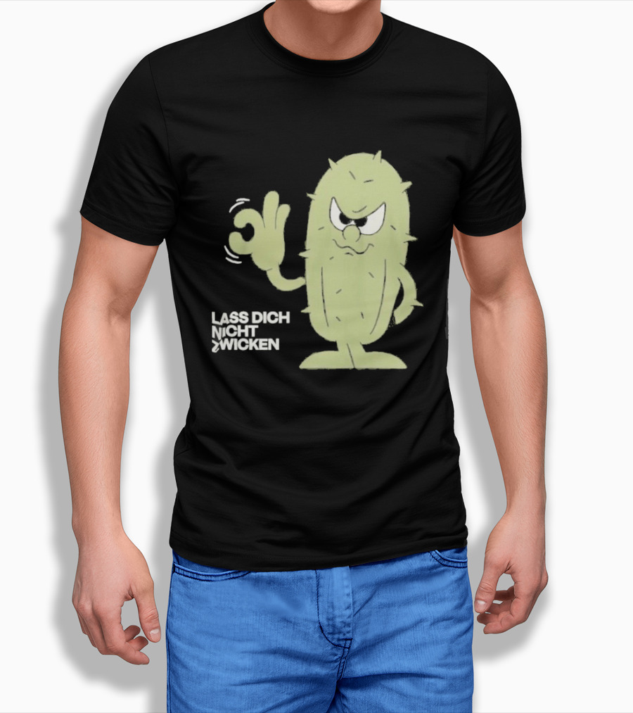 Lustiger Kaktus Lass Dich Nicht Zwicken T-Shirt