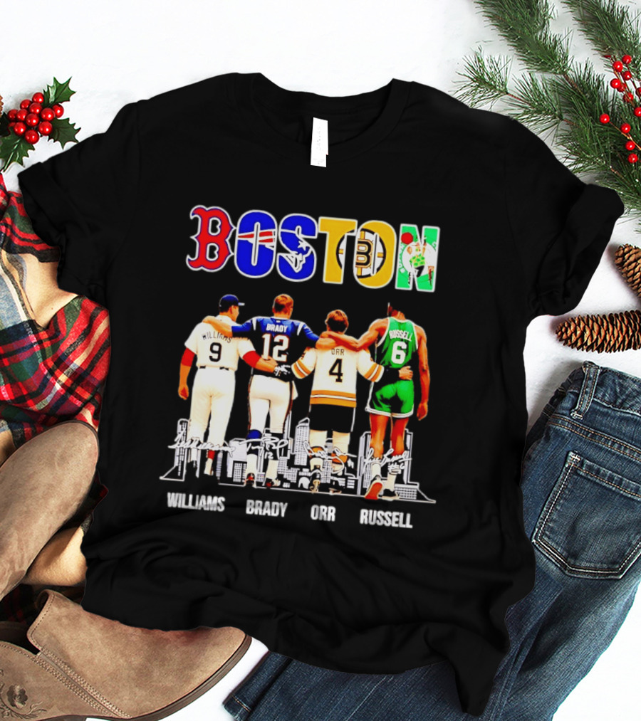 Boston Williams Brady Orr Russell Sports Legends T-Shirt
