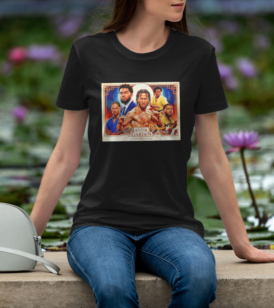 Jalen Brunson Enter The Garden Movie Martial Arts T-Shirt