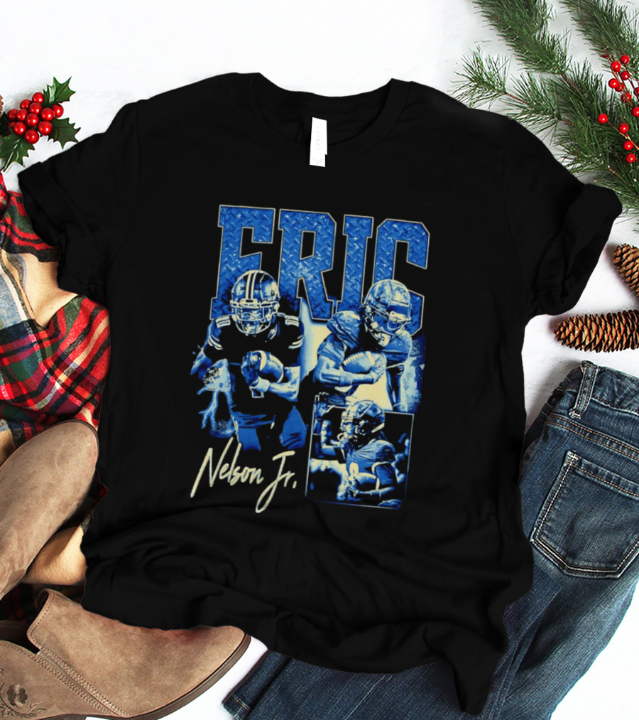 Eric Nelson Jr Football Wildcats New Hampshire T-Shirt
