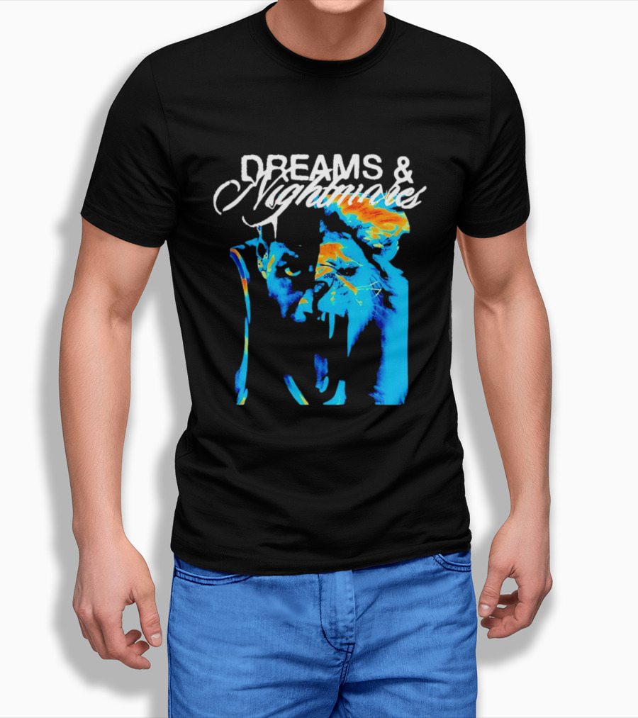 LeBron James Los Angeles Lakers Dreams Nightmares Watercolor Artistry T-Shirt