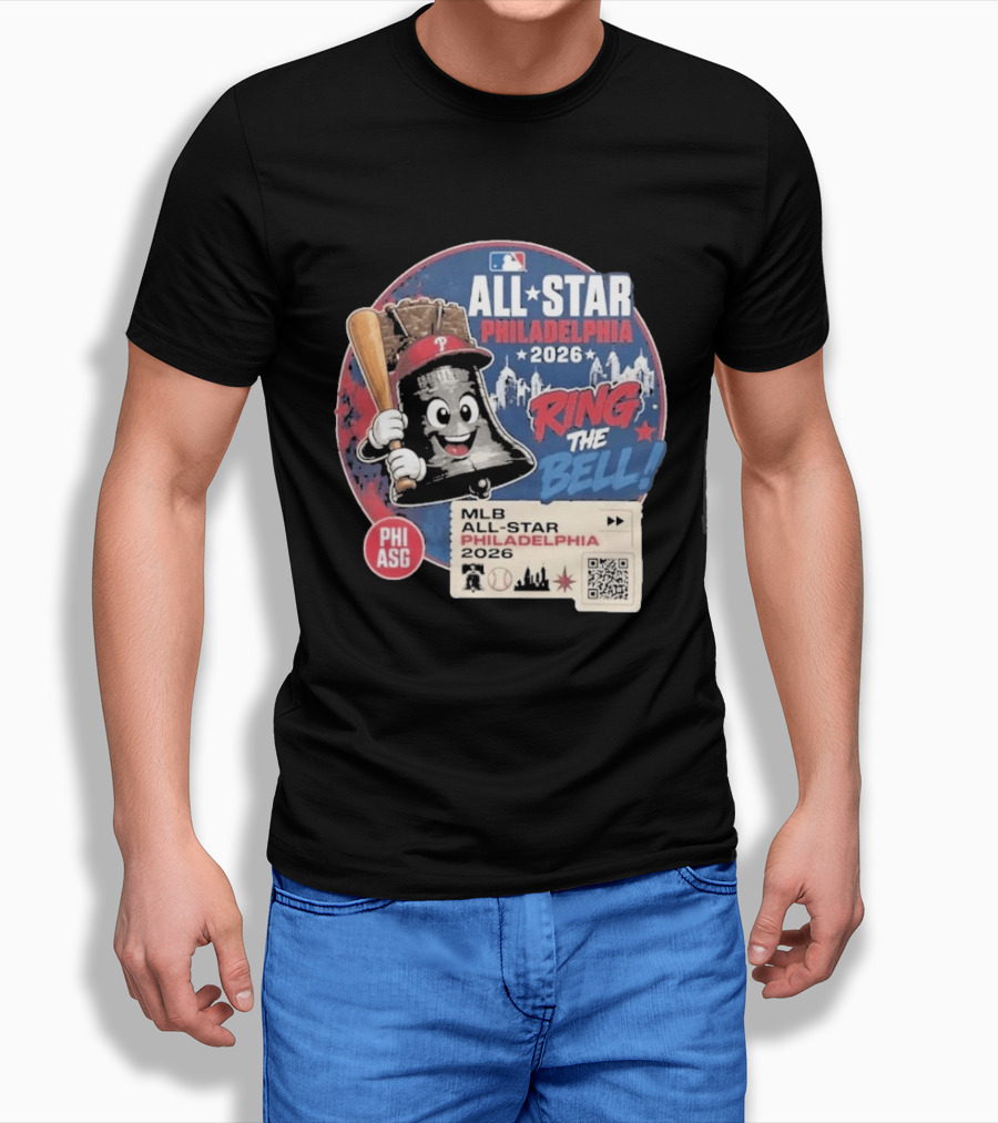 Philadelphia MLB All Star Game 2026 Ring The Bell Liberty Bell Baseball T-Shirt