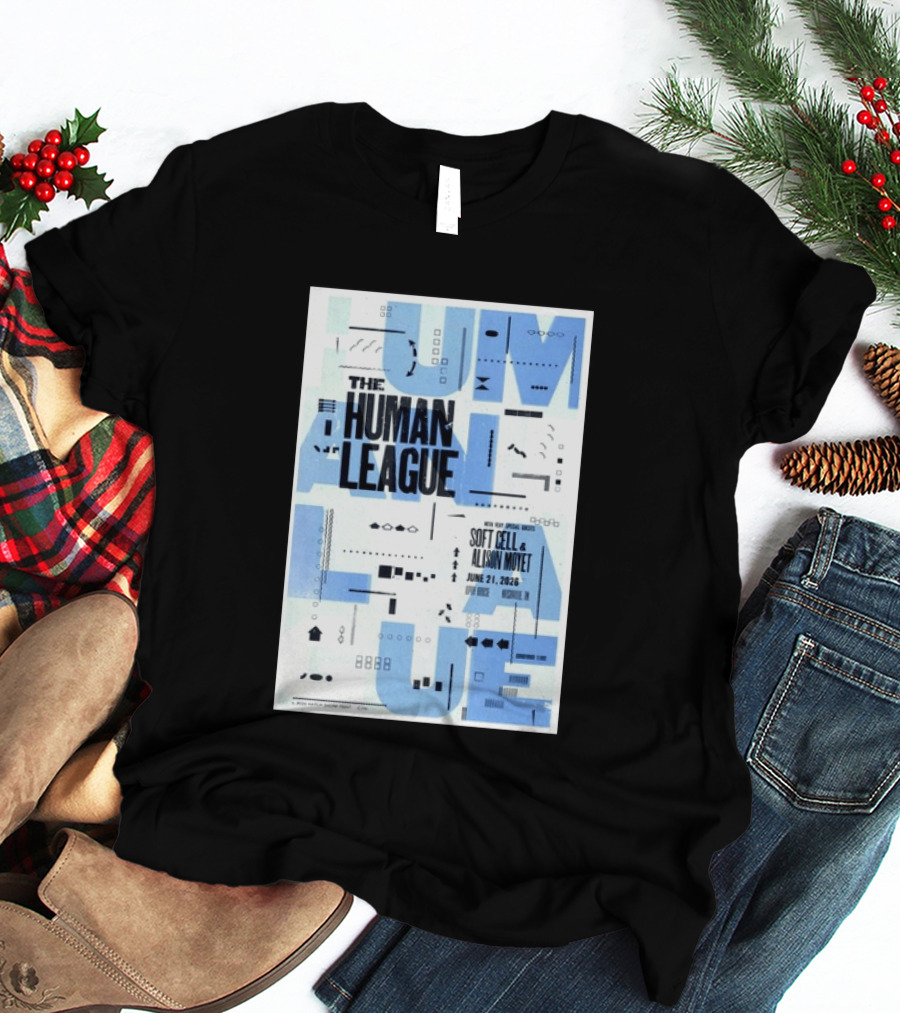 The Human League Soft Cell Alison Moyet June 21 2026 Nashville T-Shirt