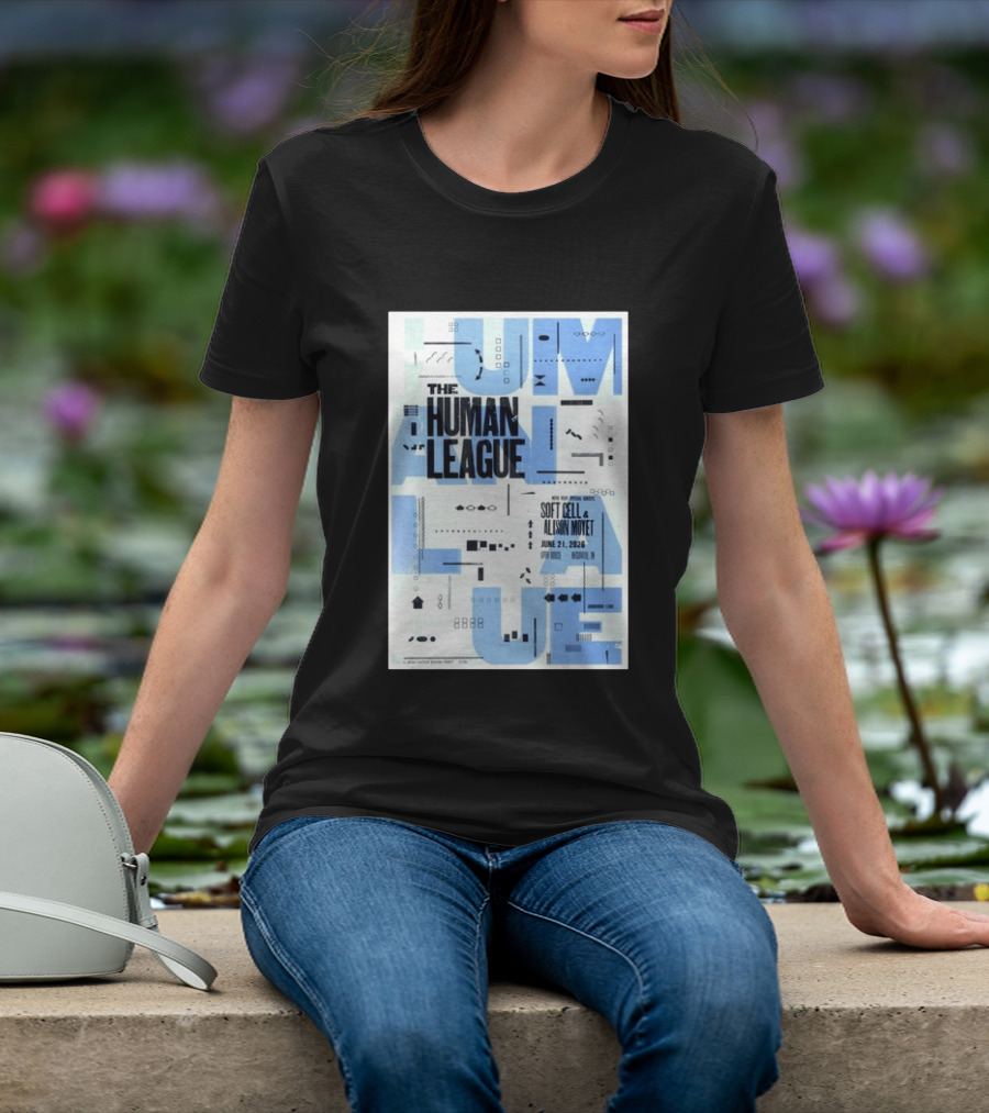 The Human League Soft Cell Alison Moyet June 21 2026 Nashville T-Shirt