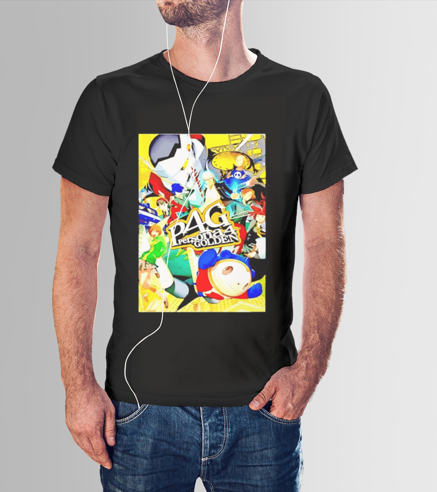 Persona 4 Golden P4G Main Cast Izanagi Teddie Kanji Naoto Chie Yosuke Yukiko Margaret T-Shirt