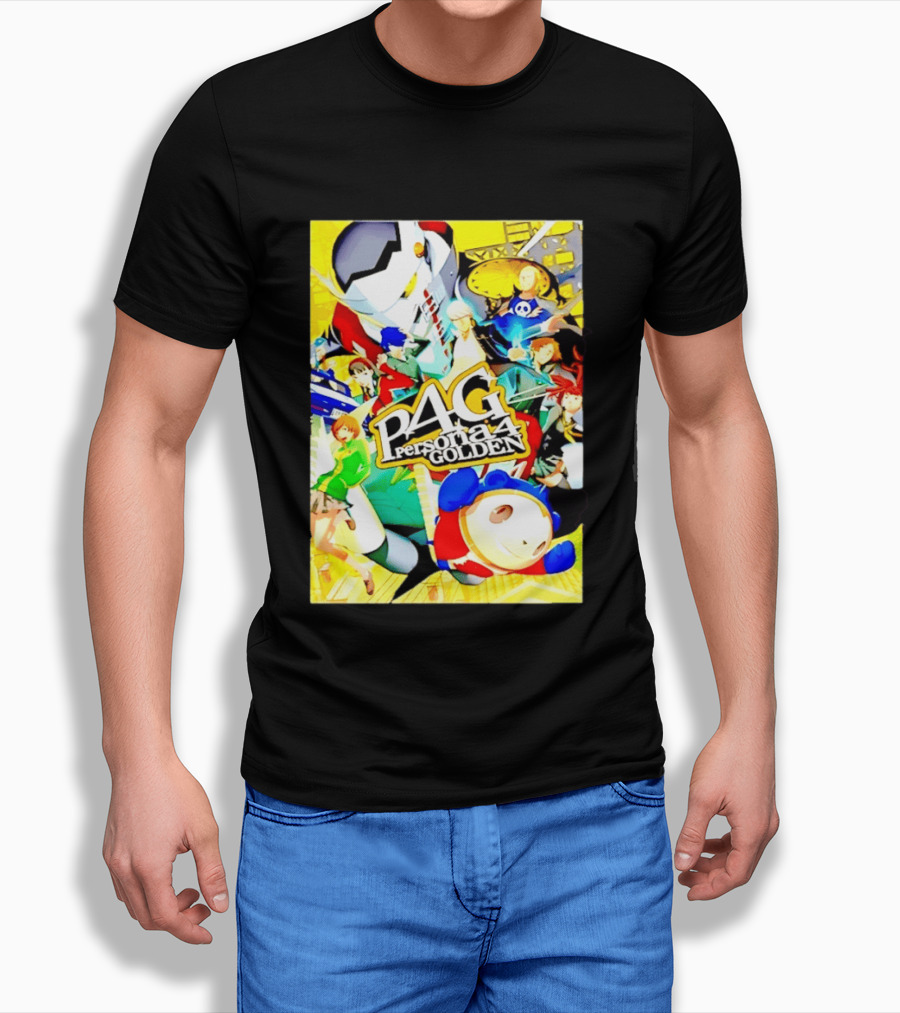 Persona 4 Golden P4G Main Cast Izanagi Teddie Kanji Naoto Chie Yosuke Yukiko Margaret T-Shirt