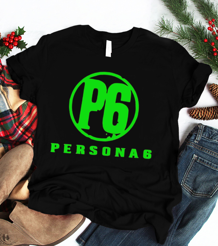 Persona 6 P6 Gaming Series Retro Green T-Shirt