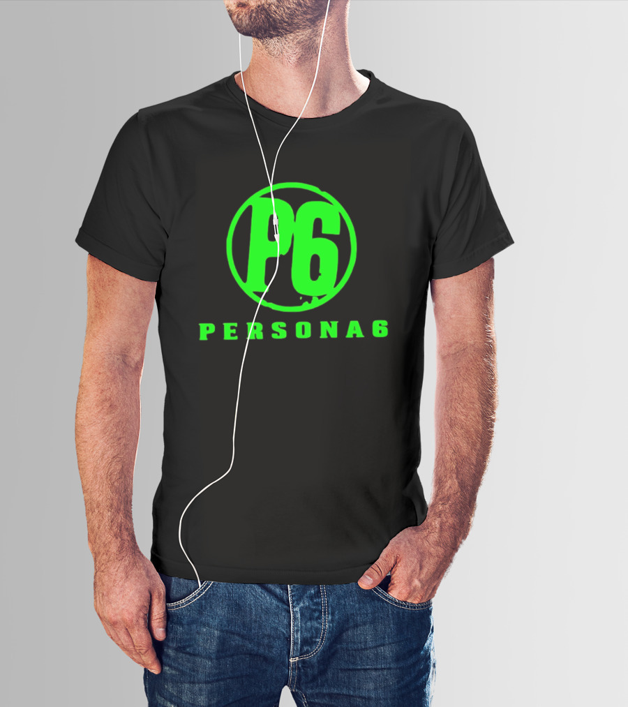 Persona 6 P6 Gaming Series Retro Green T-Shirt