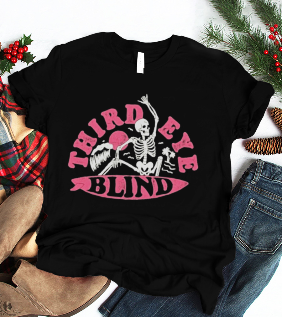 Third Eye Blind Skeleton Surfer T-Shirt