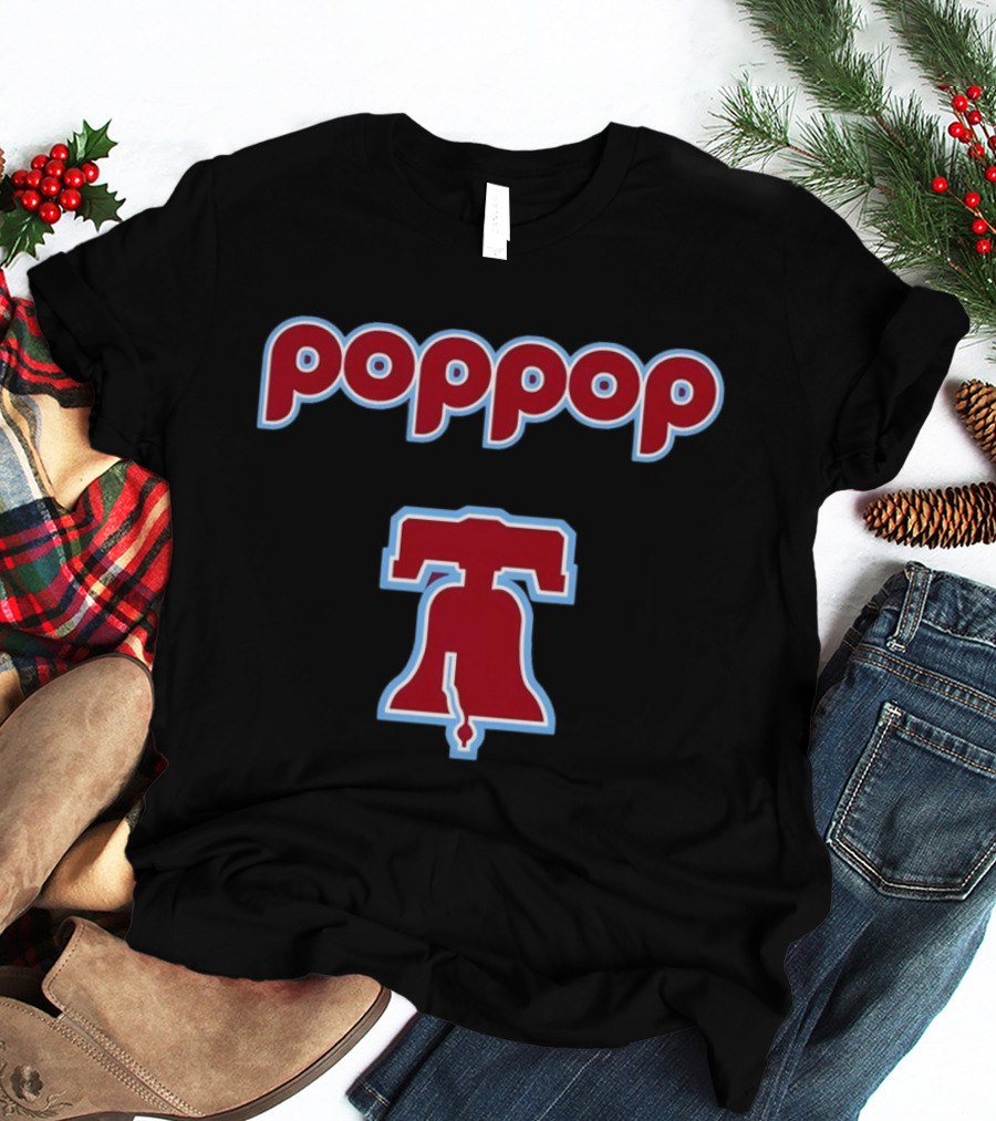 Philadelphia Phillies Poppop Liberty Bell MLB 2026 T-Shirt