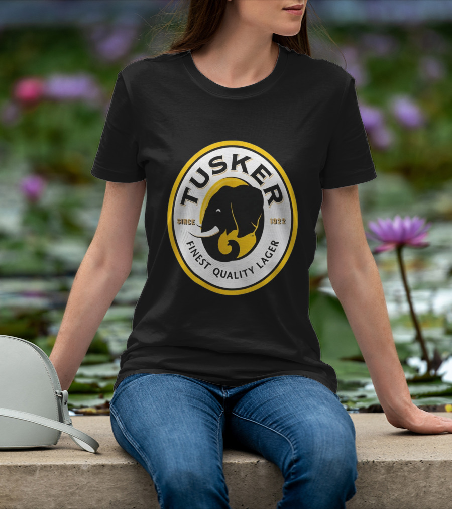 Tusker Elephant Finest Quality Lager Since 1922 T-Shirt