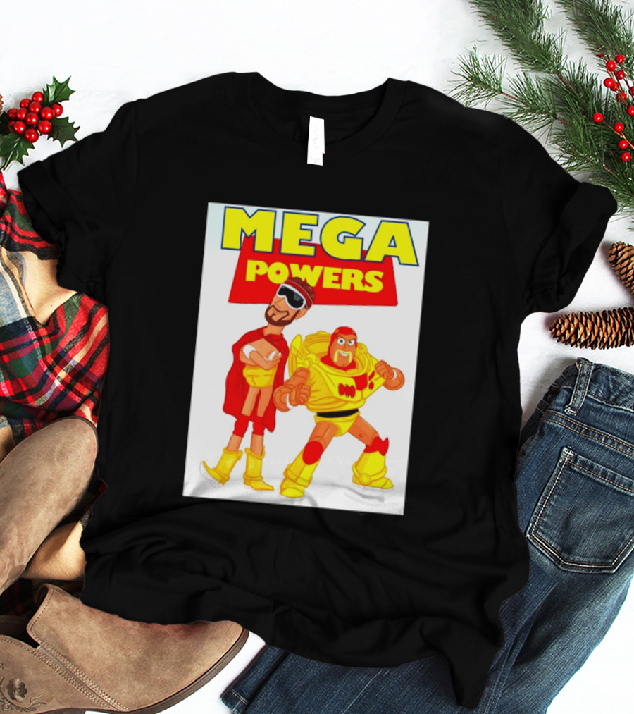 Randy Macho Man Savage Buzz Lightyear Hulk Hogan Toy Story WWE Mega Powers T-Shirt