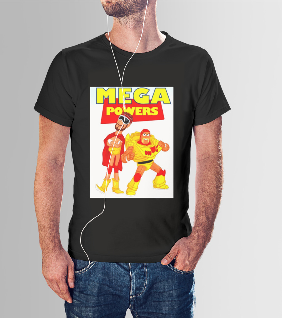 Randy Macho Man Savage Buzz Lightyear Hulk Hogan Toy Story WWE Mega Powers T-Shirt