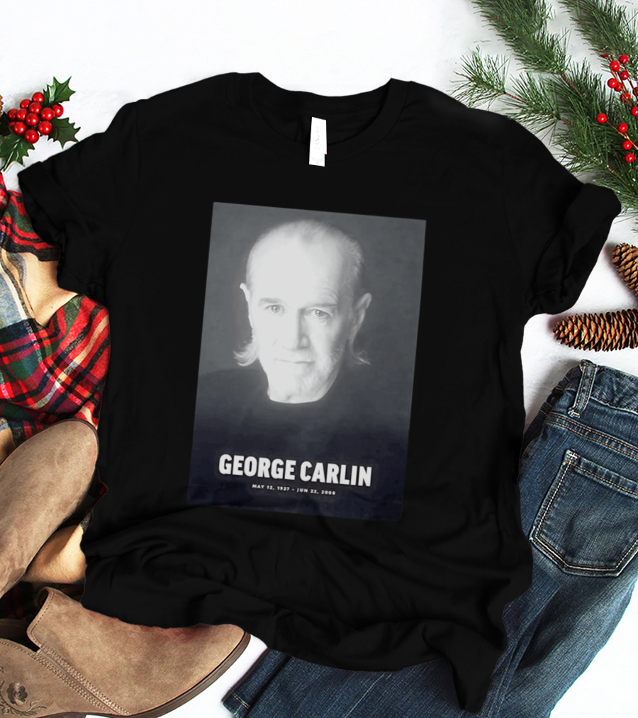 George Carlin May 12 1937 Jun 22 2008 T-Shirt