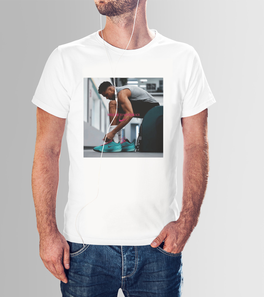 Nike Giannis Antetokounmpo Welcome To South Beach Milwaukee Bucks T-Shirt