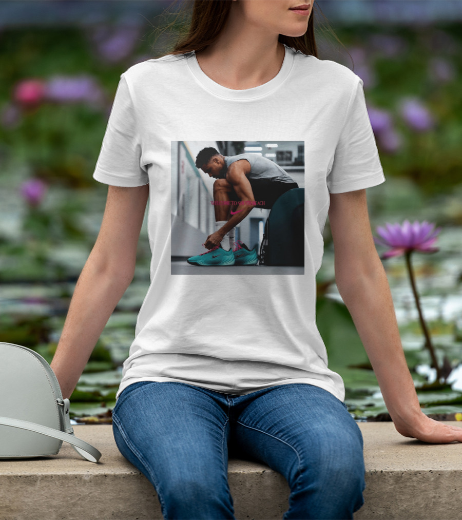 Nike Giannis Antetokounmpo Welcome To South Beach Milwaukee Bucks T-Shirt
