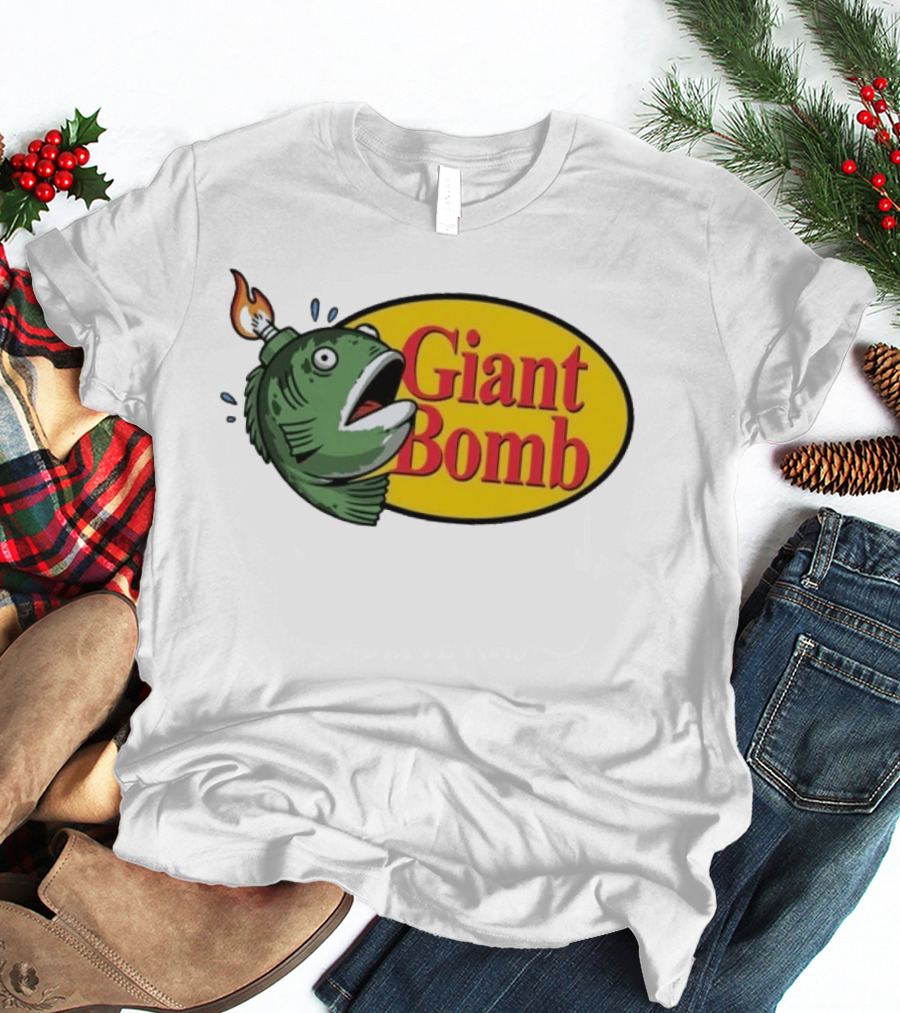 Giant Bomb Fish With Explosive Head T-Shirt