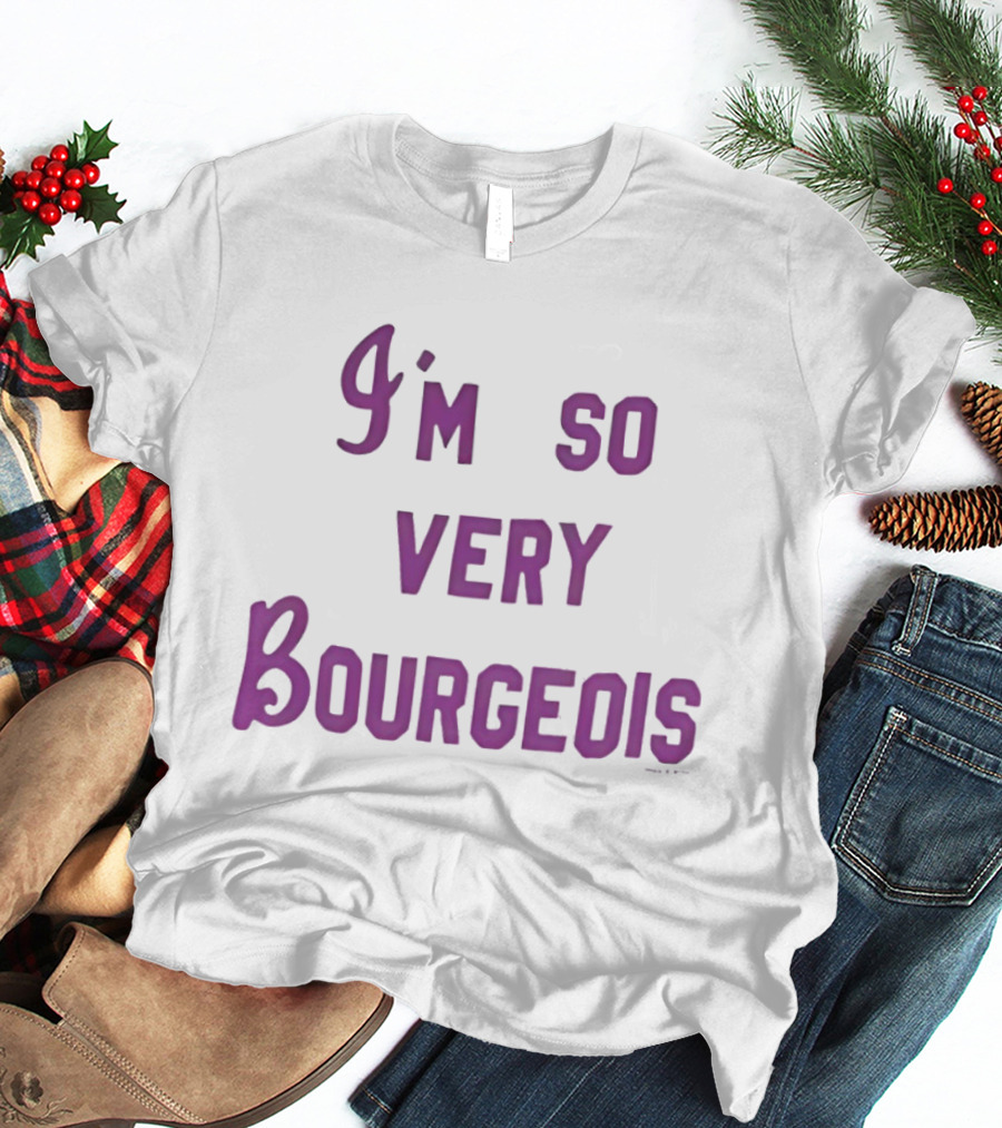 I'm So Very Bourgeois Bold Purple T-Shirt
