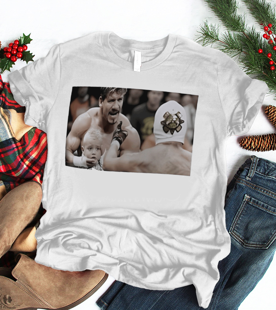 Eddie Guerrero Rey Mysterio WWE Battle With Child In Ring T-Shirt