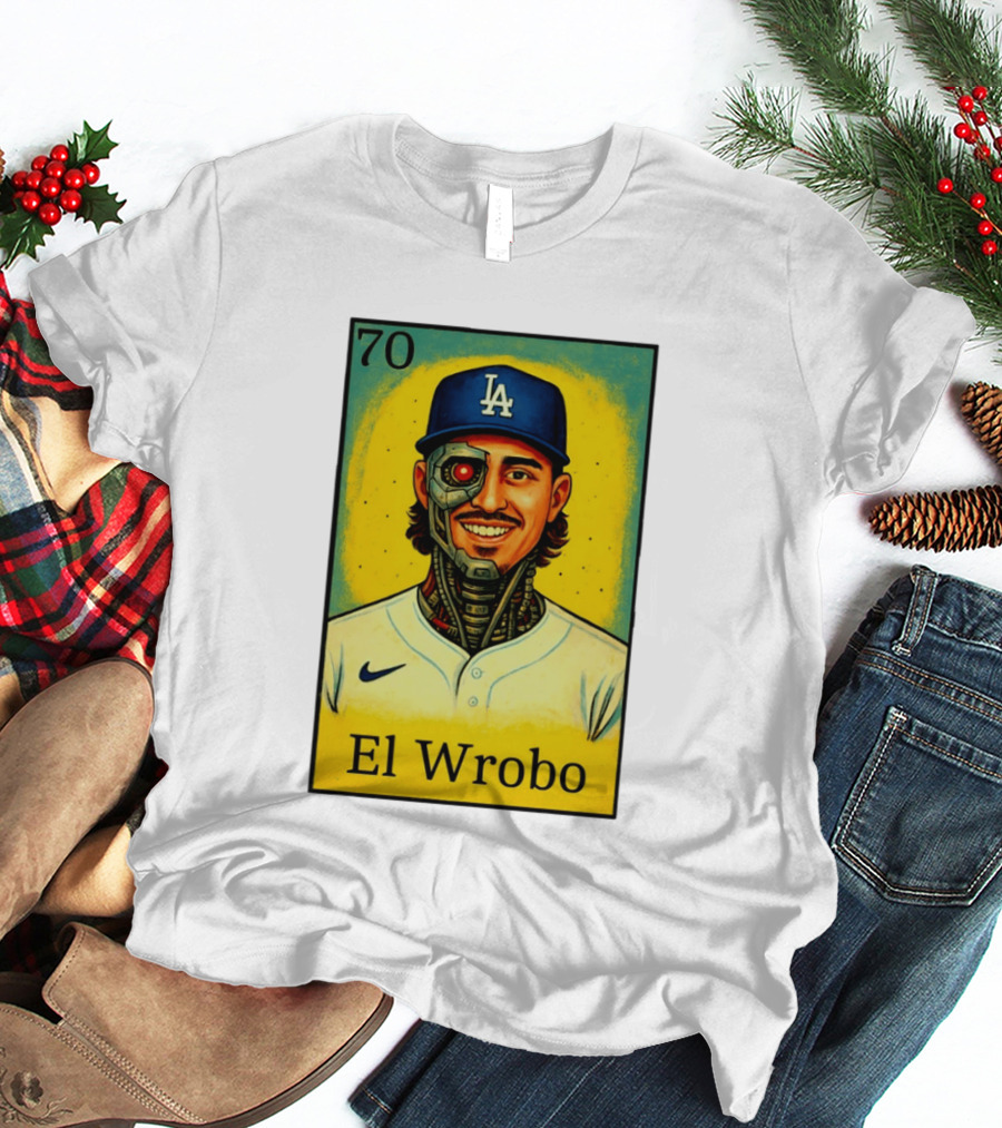 El Wrobo 70 Evan Phillips Los Angeles Dodgers T-Shirt