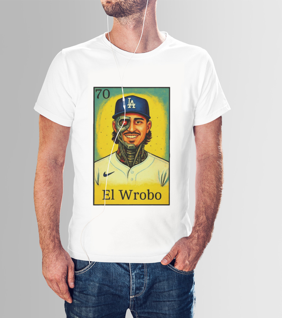 El Wrobo 70 Evan Phillips Los Angeles Dodgers T-Shirt