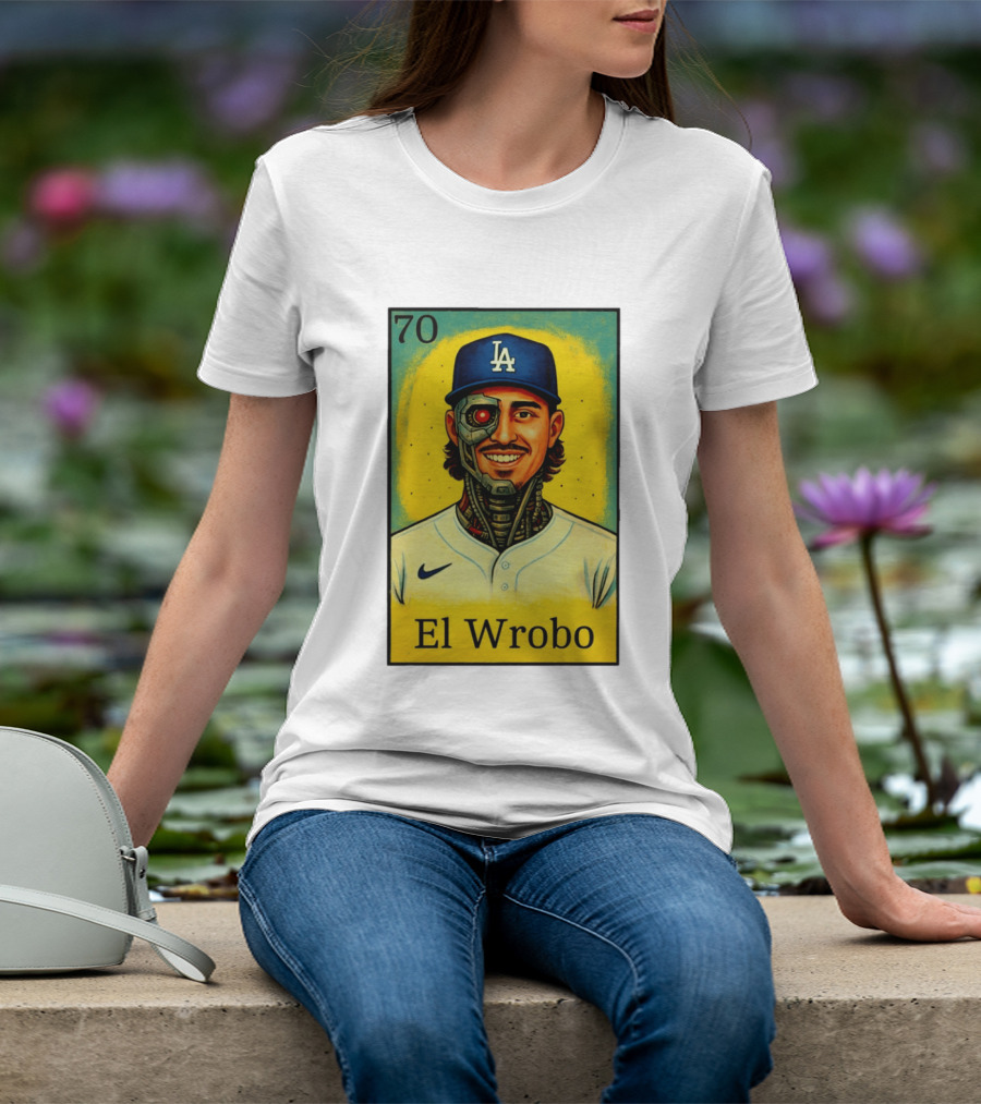 El Wrobo 70 Evan Phillips Los Angeles Dodgers T-Shirt