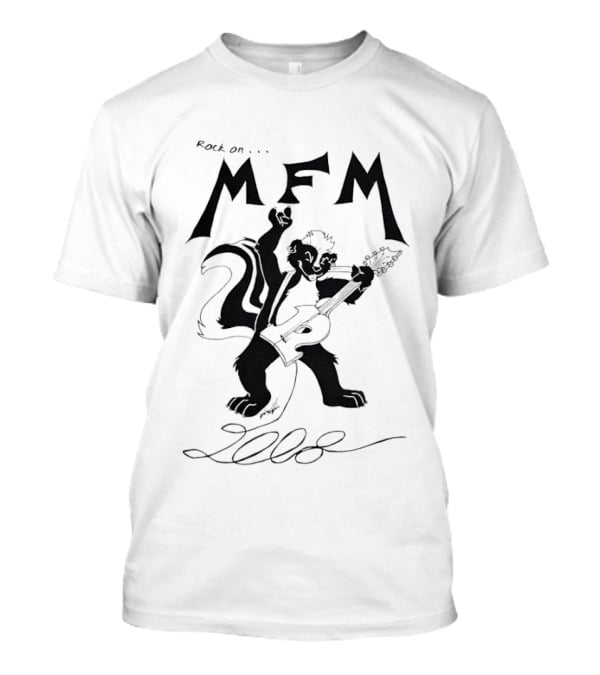 Rock On MFM 2008 Skunk Guitar T-Shirt