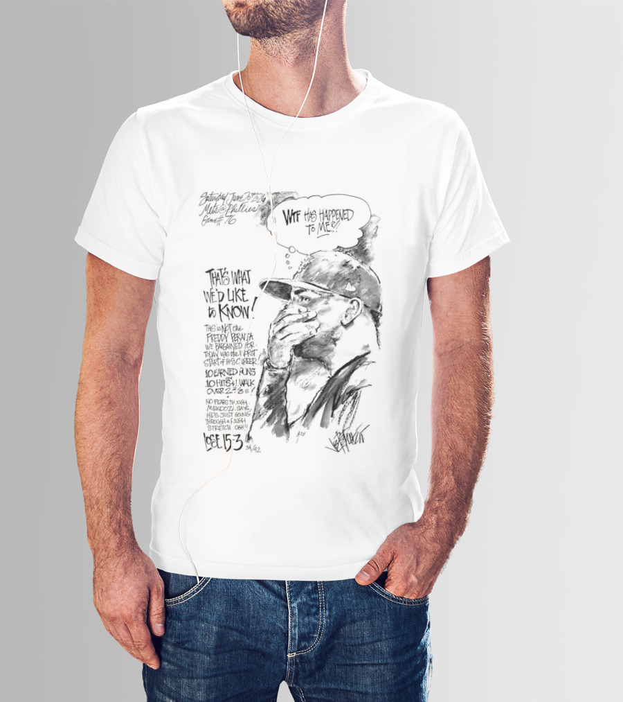 New York Mets WTF Happened That's What We'd Like To Know T-Shirt