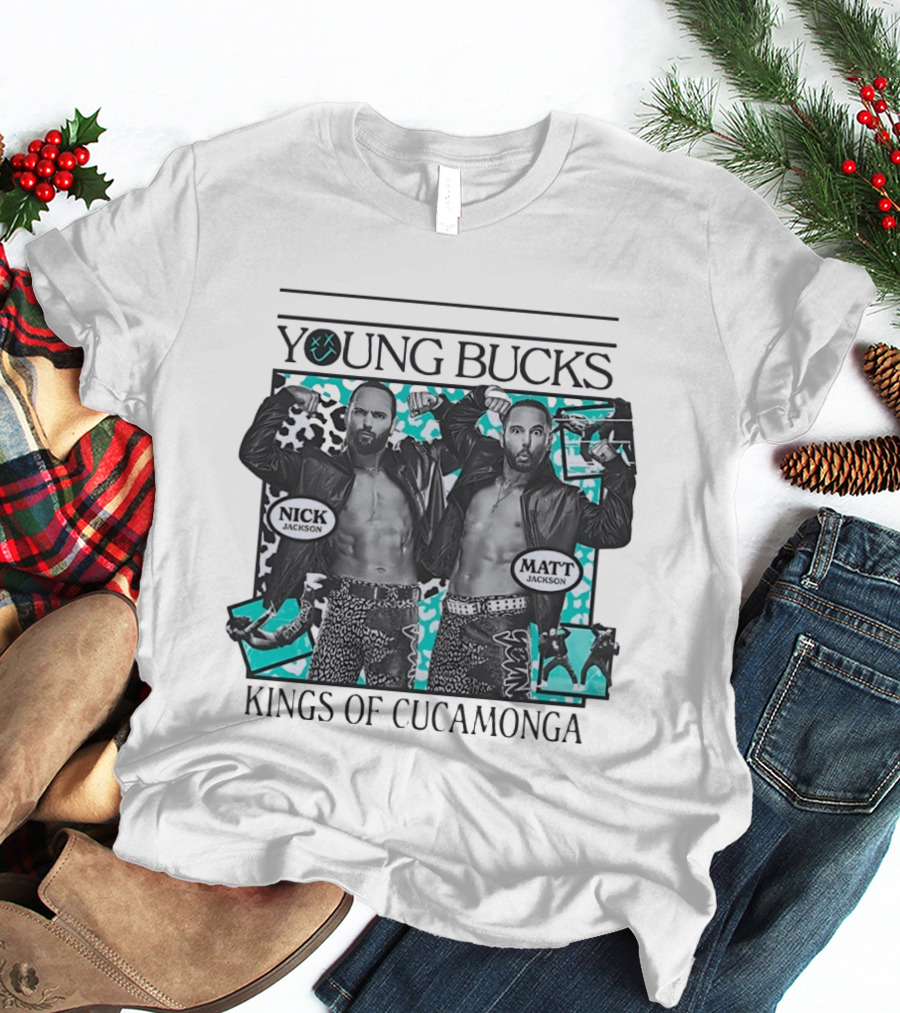 Young Bucks Nick Jackson Matt Jackson Kings Of Cucamonga T-Shirt