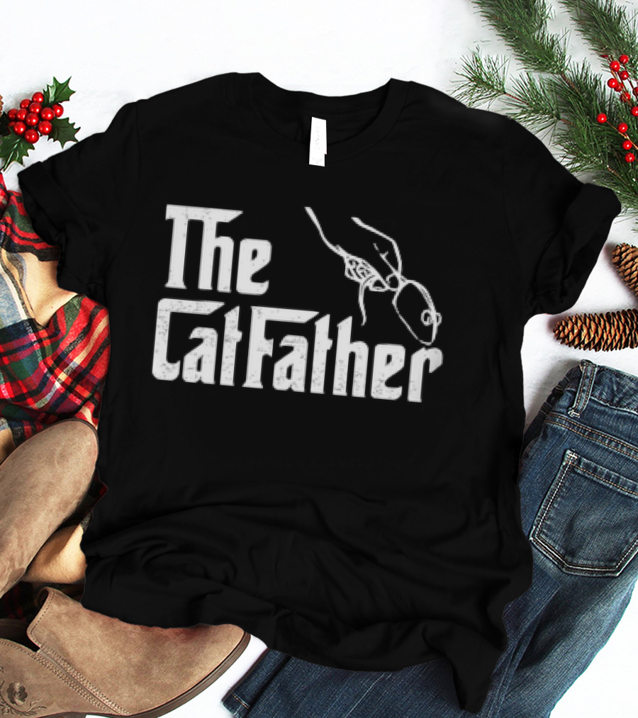 2026 The Catfather Feline Mafia Humor T-Shirt