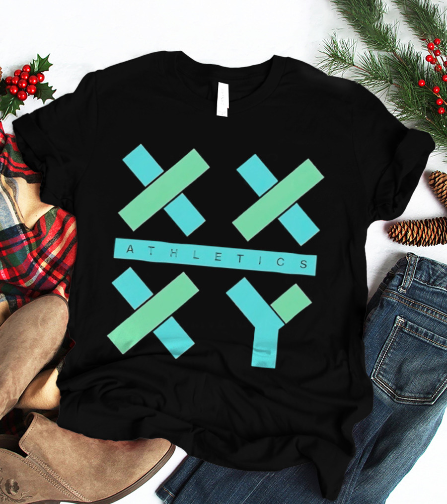 Athletics X Y Geometric Shapes Sports Abstract T-Shirt