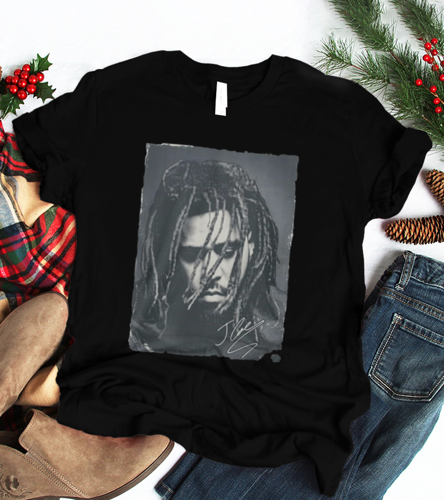 J Cole 2023 Concert Portrait Signature T-Shirt