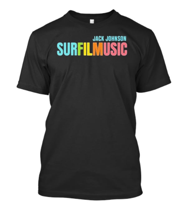 Jack Johnson Surfilmusic Tour 2026 Colorful Festival Event T-Shirt