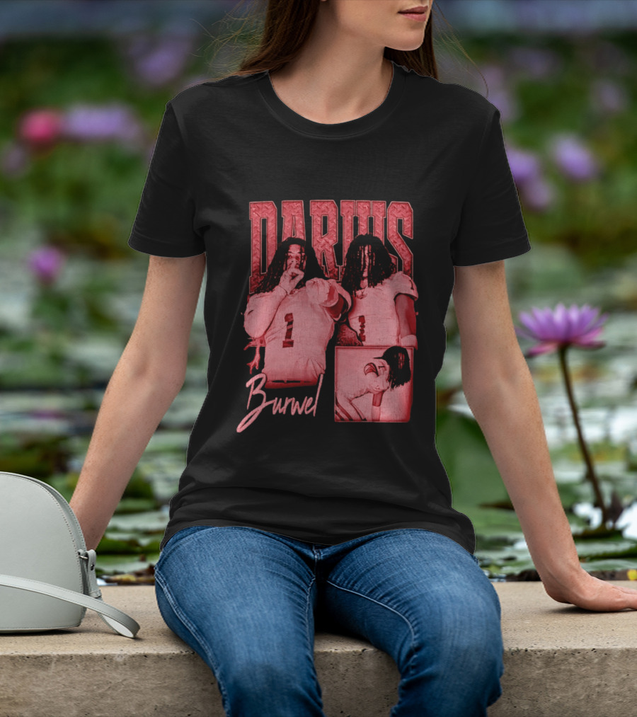 Darius Burwell Football Player Athlete Sports Number 1 T-Shirt