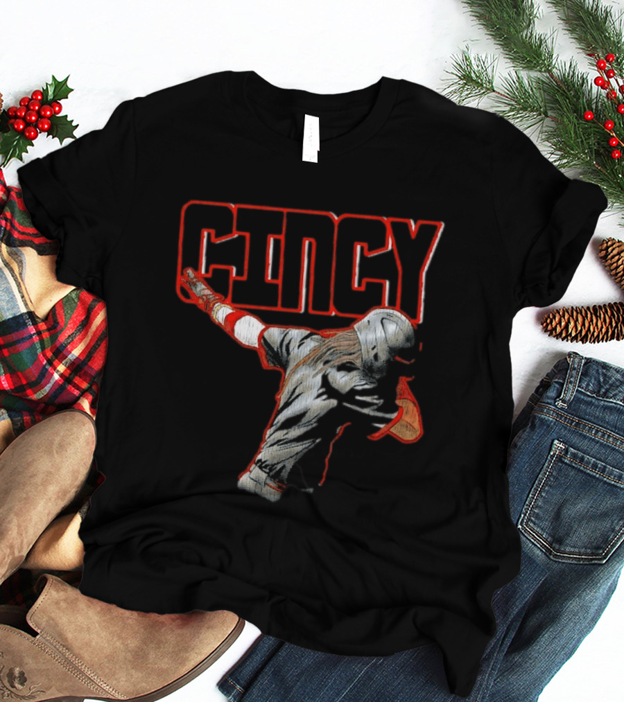 Cincy Elly De La Cruz Cincinnati Reds Baseball T-Shirt