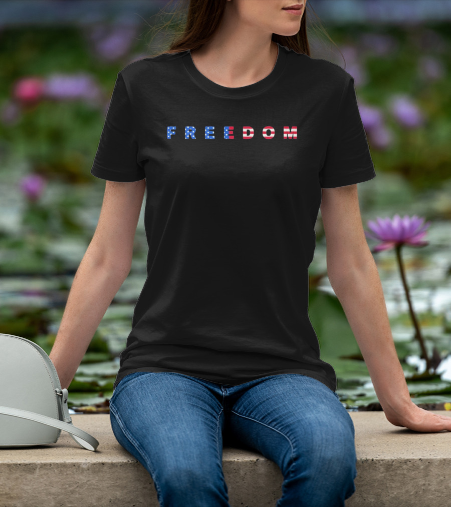 Freedom USA Flag 250th Anniversary Celebration T-Shirt