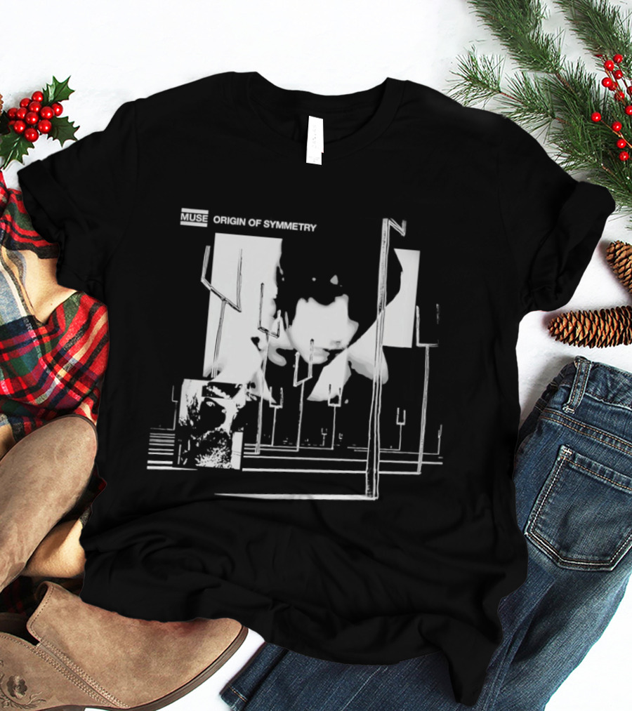 Muse Origin Of Symmetry Album Cover Forks Shadows T-Shirt