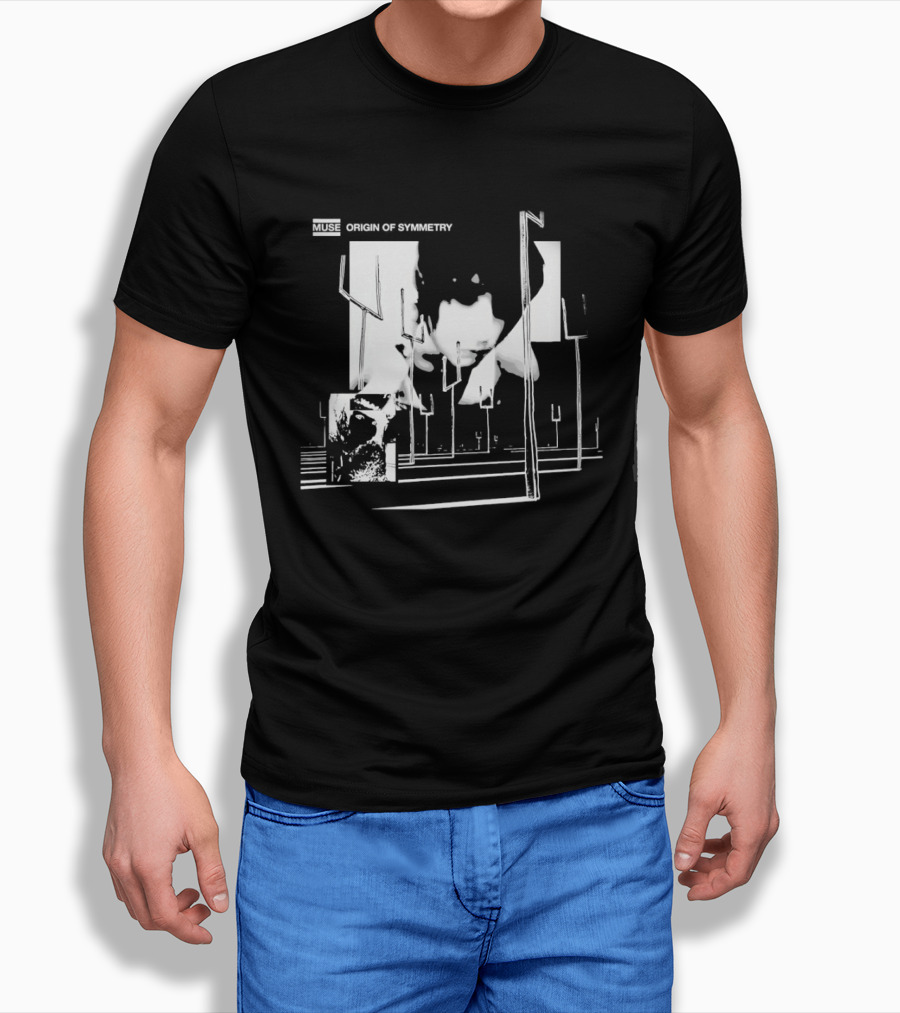 Muse Origin Of Symmetry Album Cover Forks Shadows T-Shirt