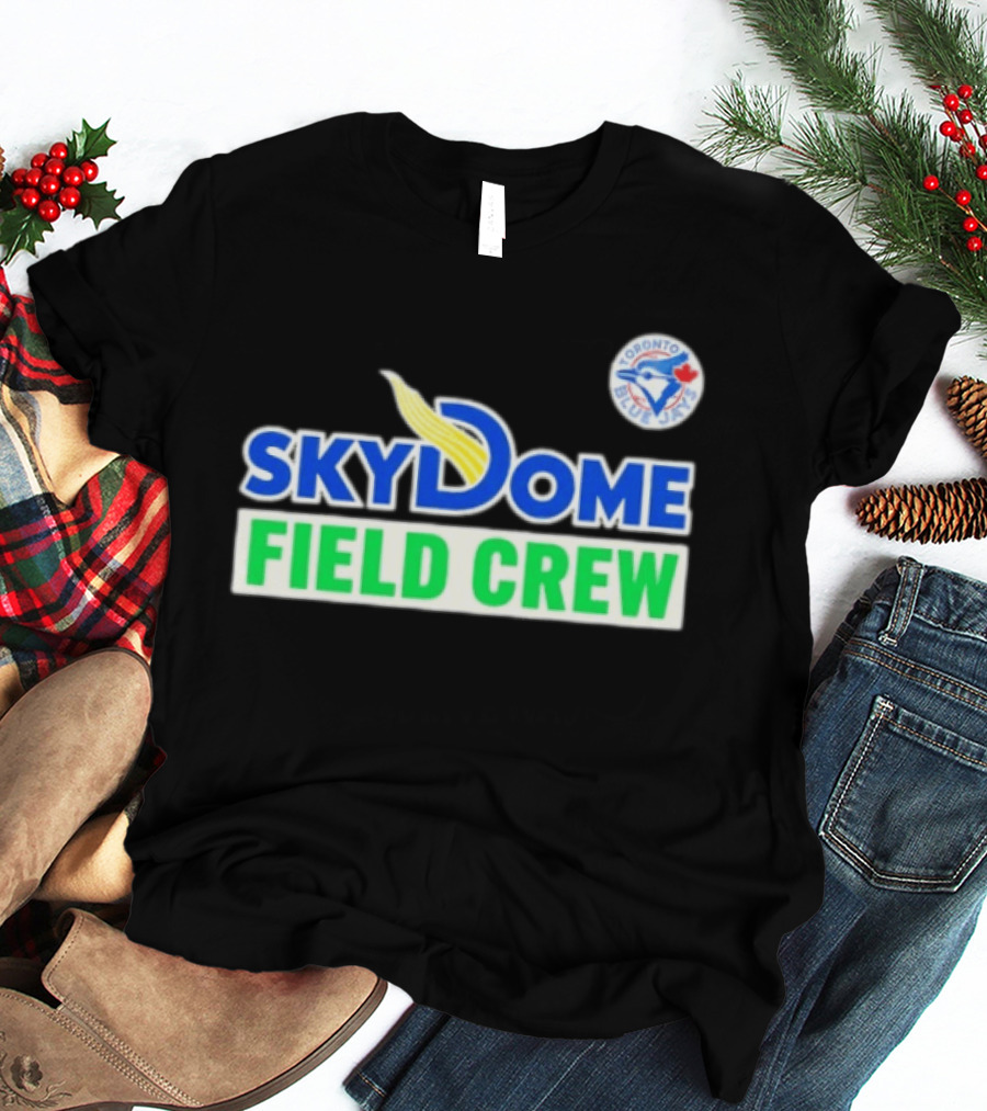 Toronto Blue Jays SkyDome Field Crew Retro Baseball Fan T-Shirt