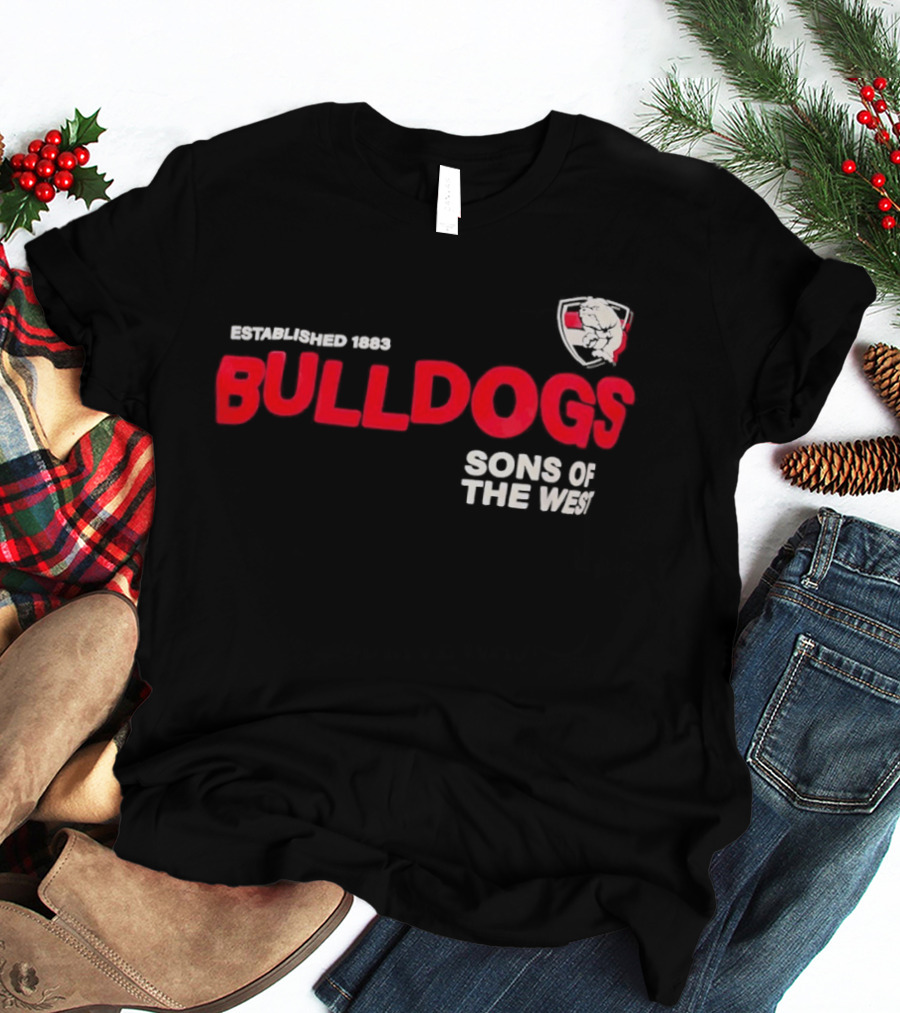 Western Bulldogs Established 1883 Sons Of The West T-Shirt