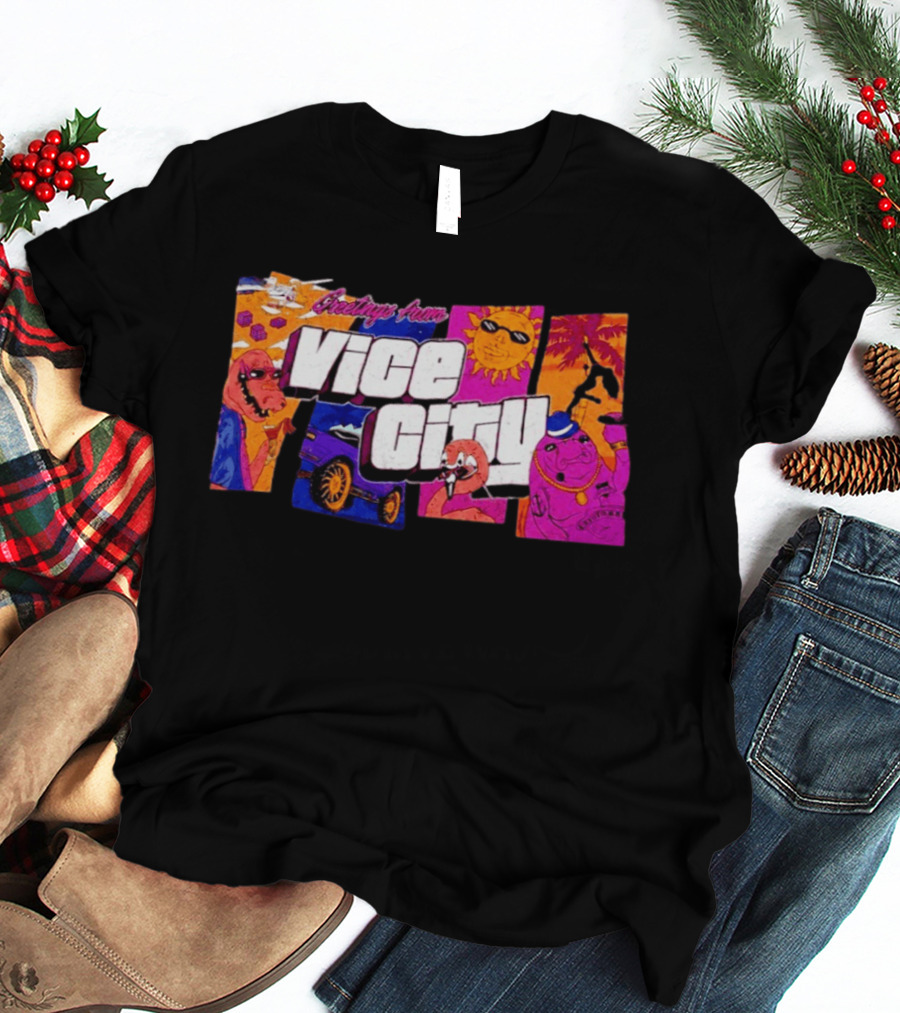 Greetings From Vice City Grand Theft Auto VI GTA 6 Lucia T-Shirt