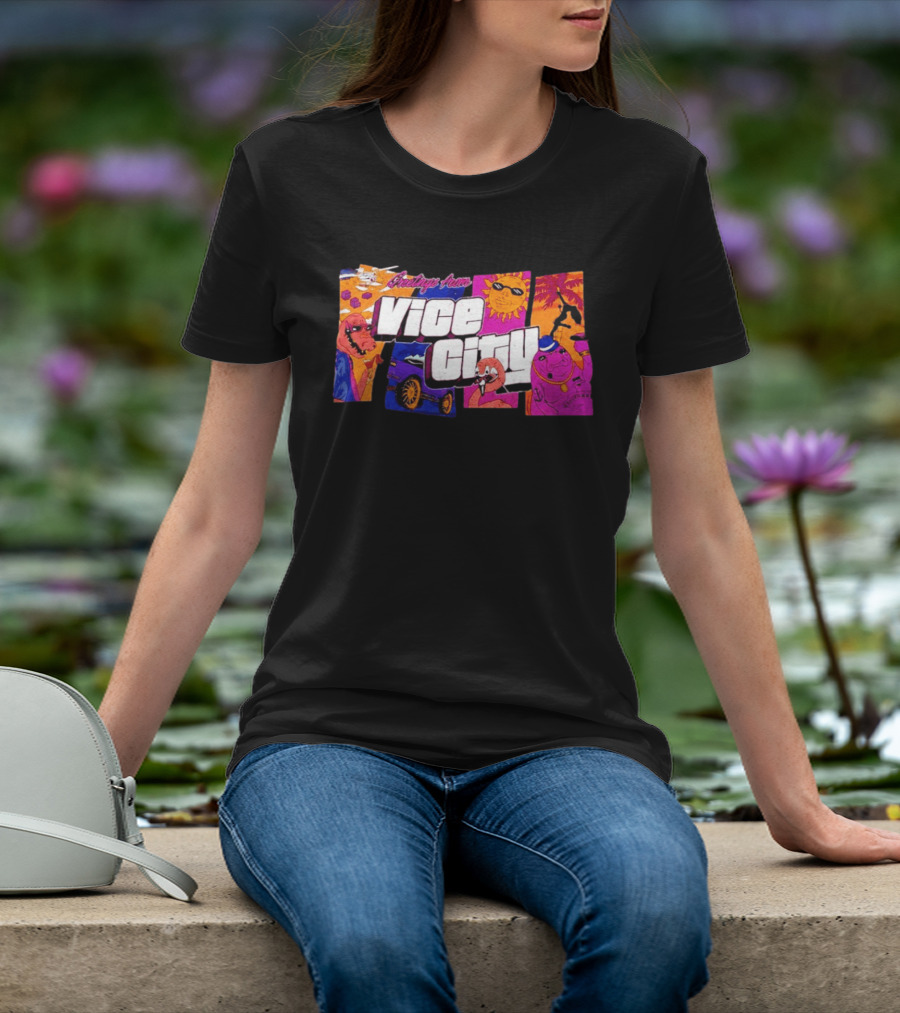 Greetings From Vice City Grand Theft Auto VI GTA 6 Lucia T-Shirt