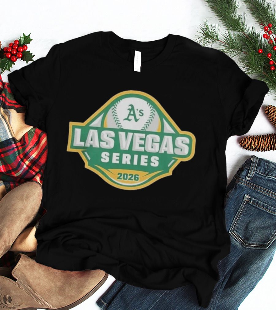 Oakland Athletics A's Las Vegas Series 2026 Green MLB Baseball T-Shirt