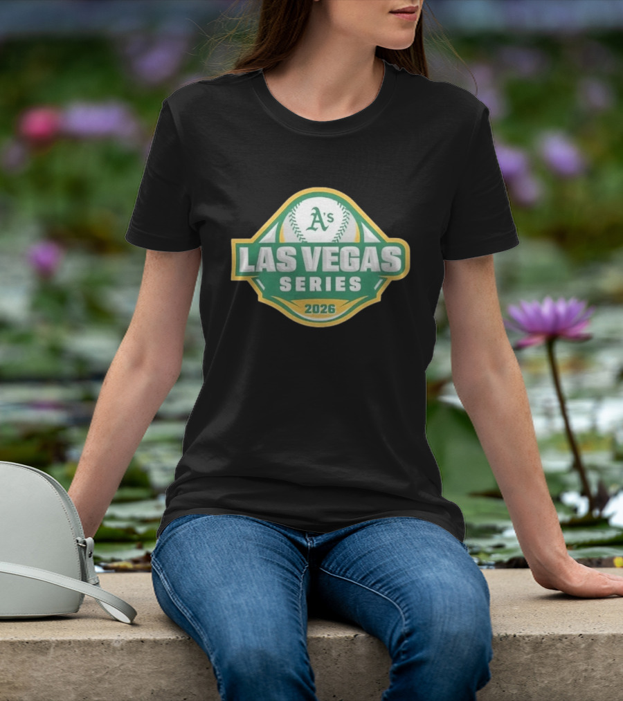 Oakland Athletics A's Las Vegas Series 2026 Green MLB Baseball T-Shirt
