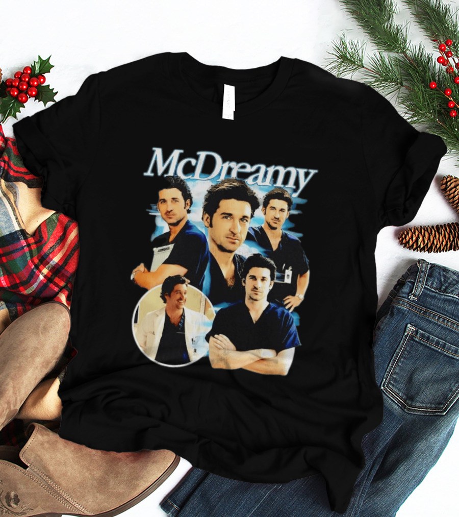 McDreamy Patrick Dempsey Doctor Characters Compilation T-Shirt