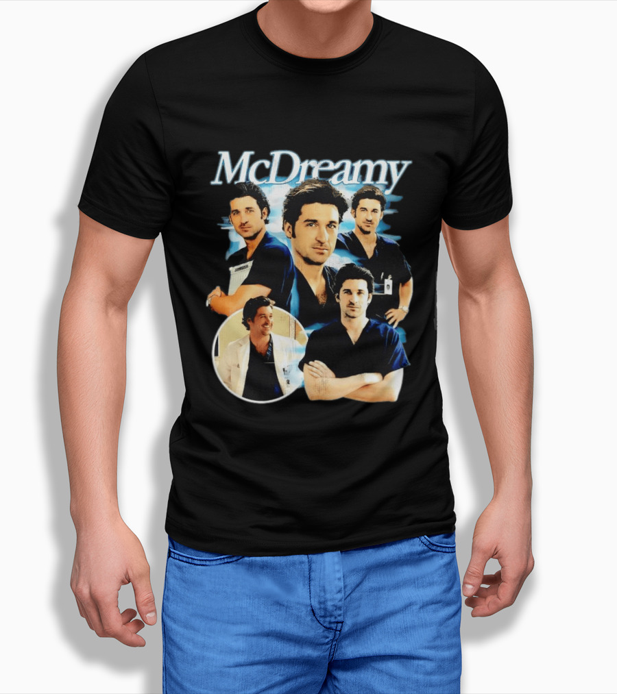 McDreamy Patrick Dempsey Doctor Characters Compilation T-Shirt